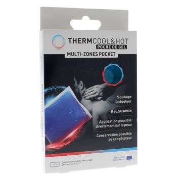 Thermcool&hot Poche de gel multi-zones pocket - boîte d'une poche de 11x11cm
