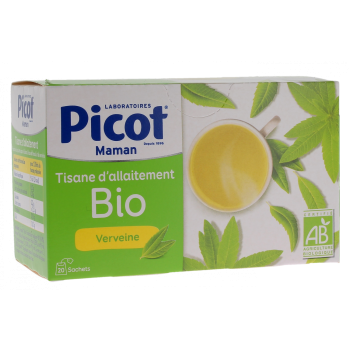 Tisane d'allaitement verveine bio Picot - boite de 20 sachets