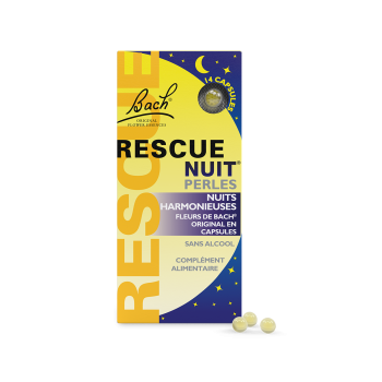 Fleur de Bach Rescue nuit Perles - boîte de 14 perles