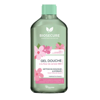 Gel douche à la fleur de cerisier BIO Bio Secure - flacon de 500ml