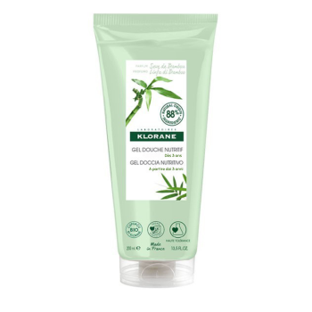 Gel douche nutritif au Cupuaçu bio Sève de Bambou Klorane - tube de 200 ml