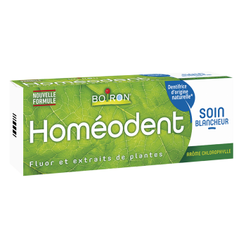 Homéodent soin blancheur goût chlorophylle Boiron - tube de 75 ml