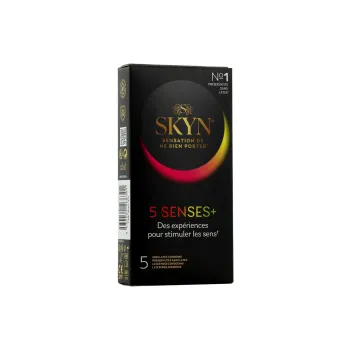 Préservatifs 5 senses+ Skyn Manix - boite de 5 préservatifs