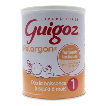 Pelargon Lait en poudre 1er âge 0 à 6 mois Guigoz - pot de 780g