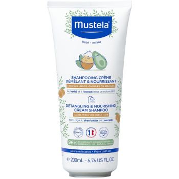 Shampooing crème démêlant & nourrissant Mustela - tube de 200ml