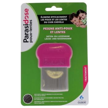 Peigne fin anti-poux et lentes Parasidose - 1 peigne