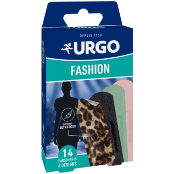 Pansements motif fashion Urgo - boite de 14 pansements et 4 designs