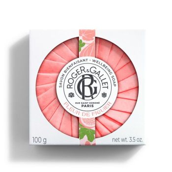 Savon parfumé fleur de figuier Roger & Gallet - pain de 100 g