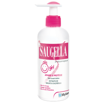 Girl émulsion lavante douce Saugella - flacon de 200 ml