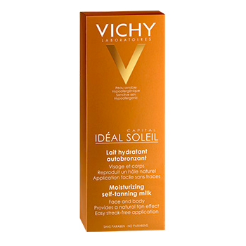 Idéal soleil autobronzant lait hydratant visage et corps Vichy - tube de 100 ml