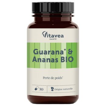 Guarana & Ananas BIO Vitavea - pot de 30 comprimés 