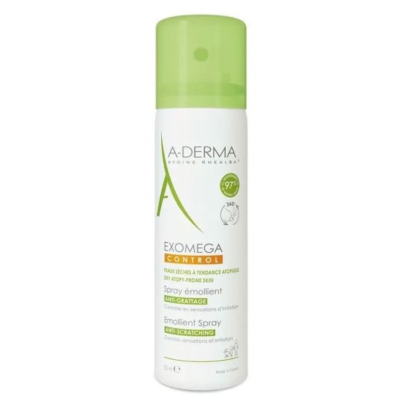 Exomega Control spray émollient anti-grattage A-Derma - spray de 50ml