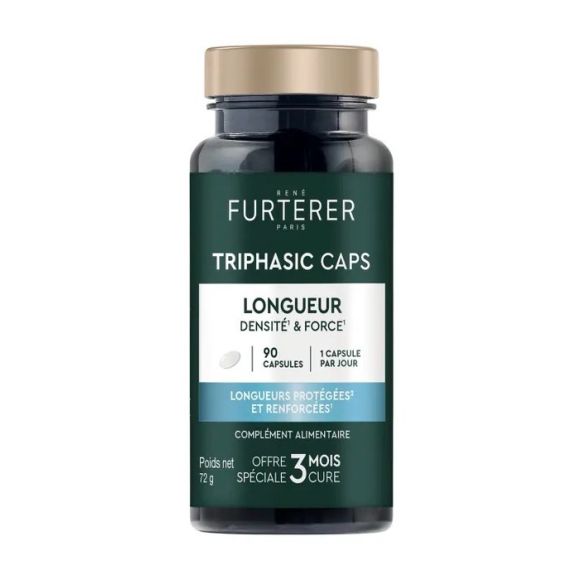 Triphasic Caps longueur René Furterer - boîte de 90 capsules offre spéciale