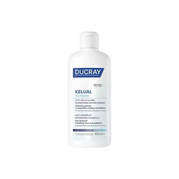 Kelual Squanorm shampooing anti-pelliculaire rafraîchissant Ducray - flacon de 400ml
