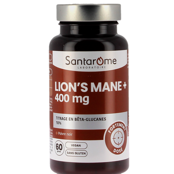 Lion's Mane+ 400mg Santarome - pot de 60 gélules