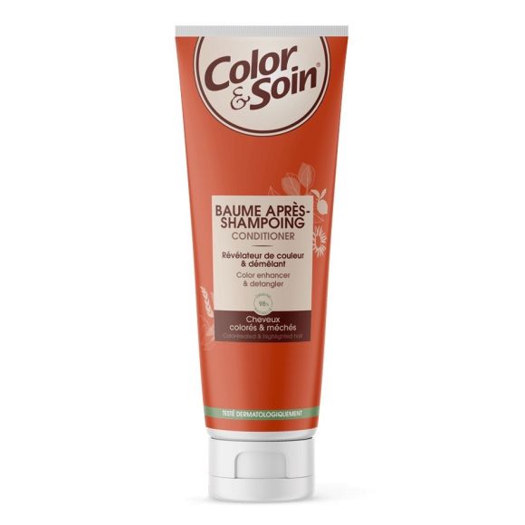 Color & Soin Baume après-shampoing cheveux colorés et méchés Les 3 Chênes - tube de 200ml