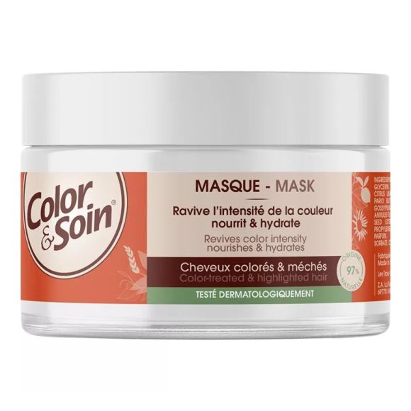Color & Soin Masque cheveux colorés et méchés Les 3 Chênes - pot de 250ml