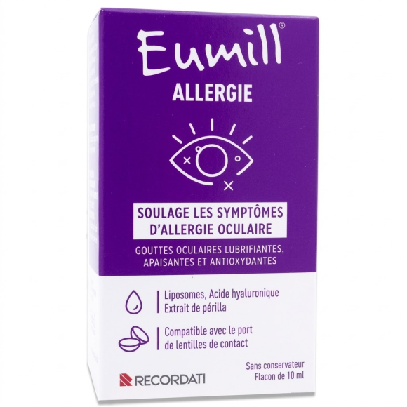 Gouttes Allergie oculaire Eumill - flacon de 10ml