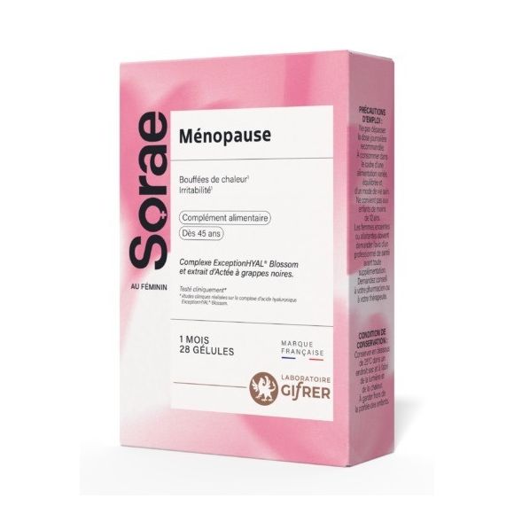 Sorae Ménopause Gifrer - boite de 28 gélules