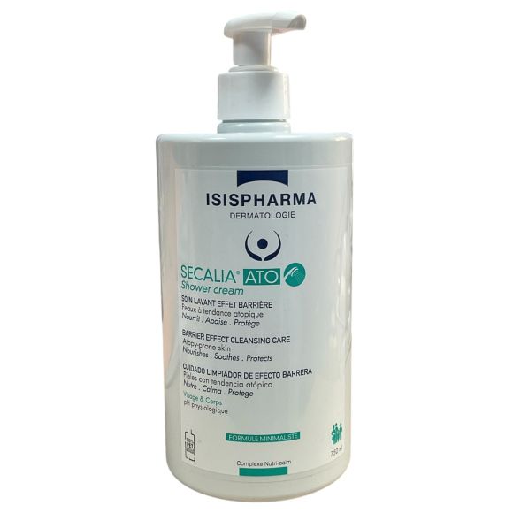 Secalia ATO crème lavante Isispharma - flacon-pompe de 750ml