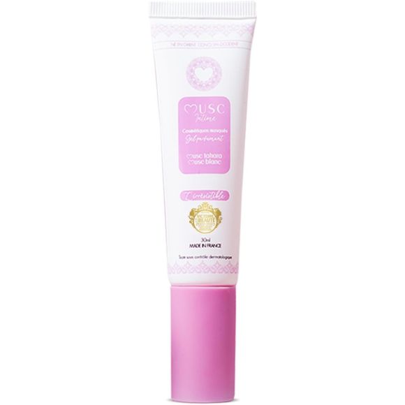 Gel parfumant musc blanc l'irrésistible Musc Intime - tube de 30ml