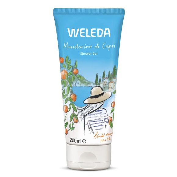 Crème de douche Mandarino di Capri Mandarine ensoleillée Weleda - tube de 200ml